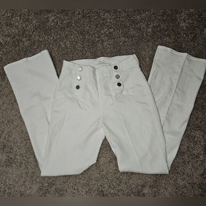 7 For All Mankind white Flared Jeans, size 32